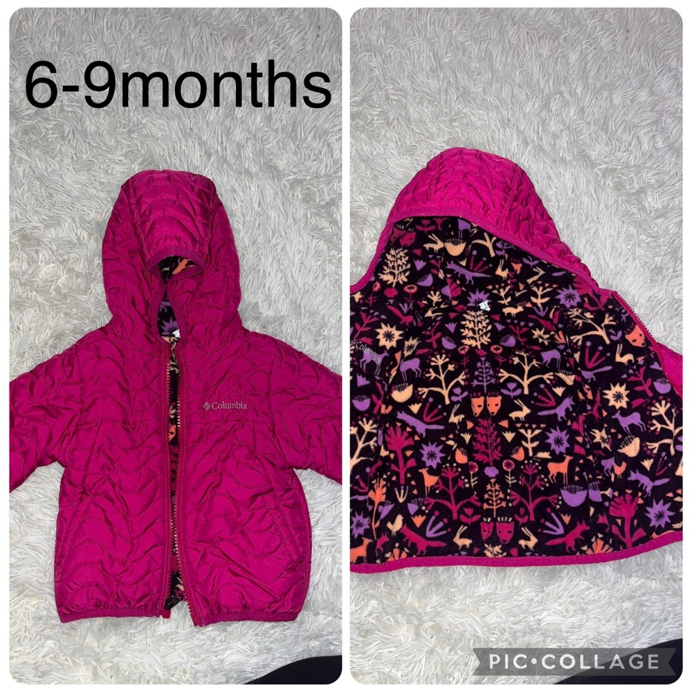 Columbia Fuchsia Kids Puffer Jacket